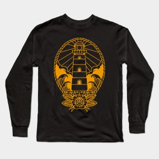 the lighthouse tattoo Long Sleeve T-Shirt